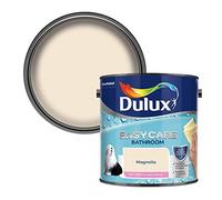 Dulux Easycare - Pintura de emulsión para Paredes y techos de baño, Brillo Suave, Magnolia, 2,5 l