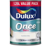 Dulux Once Brillante Blanco Puro - Pintura Para Madera Y Metal 1.25L