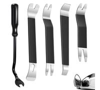 Dulynva 5Pcs Herramientas Coche de Desmontaje Herramientas Desmontar Salpicaderos Herramienta de Extracción de Clips para Automóviles para Desmontar Audio Vehículo Radio Interior Recubrimiento