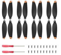 Dulynva 8 Pares Hélices para Drone dji Mavic Mini 2 / Mini SE Hélice de Repuesto Alas Ruido Accesorios para Drones dji Mavic Mini 2, con 16 Tornillos + 2 Destornillador