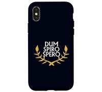 Dum Spiro Spero Proverbio Latino Inspirador Cita Latina Carcasa para iPhone X/XS