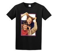 Dumb and Dumber, Jim Carry, Jeff Daniels, Retro, Comedy, Funny, Idiots, Stupid, Men's Cotton T-Shirt Black Shirt Top tee XXL