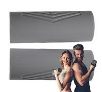 Dumbbell Grips, Thick Barbell Fitness Gym Bar Grip, Silicone Gym Equipment for Women and Men, Row Puller Kettlebell Muscle Building, 5.12x1.97 inches
