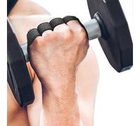 Dumbbell Hand Guard Gloves - 1 Pair Workout Gym Gloves, Non-Slip 4-Finger Design | Comfortable Weightlifting Hand Protection- Prevent Calluses Tears Fitness Training Equipment for Strength, Gym,