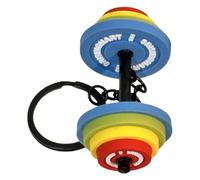 Dumbbell Keychain - Detachable Backpack Ornament Dumbbell Keychain, Decorative | Purse Ornament For Trainers Weightlifters Sports Lovers Athletes Students Office Travelers Travel Suitcase Wallet