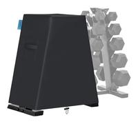 Dumbbell Rack Cover, Fitness Equipment Shield, 22.83x14.96x2.36 inches Adjustable Dustproof Heavy Duty UV Resistant Material, Bracket Cover for Home Gym, Indoor, Stand, Protection