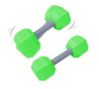 Dumbbell Rattle - 4.72 Inches ABS Sensory Teething Toy, Lightweight