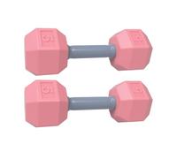 Dumbbell Rattle - ABS 12x4.5cm 2pcs | Sensory Dumbbell Toy, Workout Style