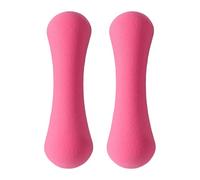 Dumbbell Set - 5.31 Inch Portable Hand Weights | EVA Iron Fitness Equipment - Ergonomic design ideal for strength training yoga squat recovery workouts at home studio or travel