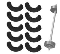 Dumbbell Shockproof Pad, 10 muñecos protectores, accesorios de entrenamiento, protección del suelo, almacenamiento silencioso, accesorio de entrenamiento para suministros de fitness en casa, material