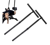 Dumbbell Spotter Straps - 2 correas de ejercicio ajustables para barbell rack, soporte de seguridad para la prensa de bancos | mujeres, hombres, gimnasio en casa, entrenamiento de peso, rutina de