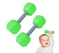 Dumbbell Toy Set - ABS 12x4.5cm 2pcs | Sensory Training Rattle Dumbbell