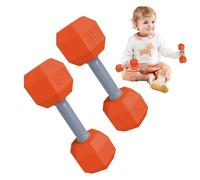 Dumbbell Toy Set - ABS 12x4.5cm 2pcs | Sensory Training Rattle Dumbbell