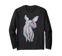 Dumbo Pulpo Abstracto Océano Arte Vida Marina Colorido Manga Larga