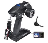 DUMBORC X4 Transmisor y receptor de radio RC de 4 canales de 2,4 GHz, X6F con función de alarma a prueba de fallos y bajo voltaje, modo mixto para vehículo Rc, coche, barco, modelo de tanque de