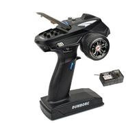 DUMBORC X6 - Transmisor RC con giroscopio integrado X6FG alarma de bajo consumo y protección fuera de control remoto para mando a distancia en modo mixto para coche/barco/tanque (X6 W/GYRO)