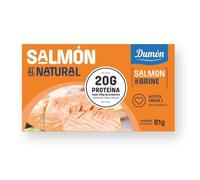 DUMON Pack de 25 unidades de Conserva Salmón 100% Natural, 20 gr de Proteína, Refuerza y Nutre Tu Cuerpo y el de tu Familia. Salmon Alto en Omega 3.
