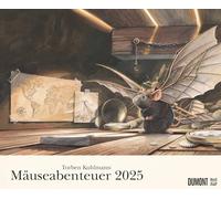 DUMONT Torben Kuhlmann: Mäuseabenteuer 2025 Wandkalender, 52x42,5cm, Kinderkalender mit schönsten Motive aus den vier Bilderbuch-Bbestsellern, Illustrationen von Torben Kuhlmann