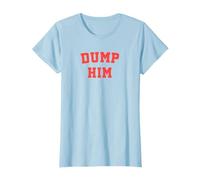 DUMP HIM Baby Tee Y2K Slogan Meme Mcbling 2000s Vibe Style Camiseta