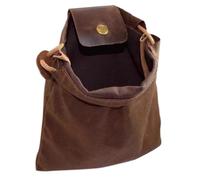 Dump Pouch, Waxed Storage, Drawstring Bag, Belt Loop Utility, Camping Gear Storage Pouch Hiking Bag Fishing Catch Holder Mushroom Foraging Tool Organizer, for Outdoor Adventure Use