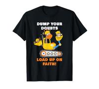 Dump Your Doubts, Load up on Faith! Kids Construction Animal Camiseta