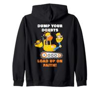 Dump Your Doubts, Load up on Faith! Kids Construction Animal Sudadera con Capucha