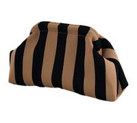 Dumpling Bag Crochet Monedero de Color Bloque de Color Purse para Damas Casual Nube De Punto Monedero con Cierre De Beso para Una Elegante Cena, Negro y Dorado., Ver descripción