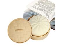 Dumpling Fidget Toy - Sensory Squeeze Ball for & ADHD, Soft Elastic Tactile Toy, Hand Strengthening Exerciser, Quiet Office Stress Reliever, Cute Food Squishy Gift for Boys and Girls