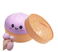 Dumpling Fidget Toy - Slow Rising Stress Toy, Cute Squeeze Toys with Soft Texture, Sensory Toys for Kids Adults Home Office Study, for Travel Party Favors Goodie Bag Fillers