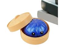 Dumpling Fidget Toy - Thermoplastic Rubber 9,5x9,5x6cm | Fidget Toy, Glitter Dumpling Sensory Fidgets | Pressure Sensory Toys for Home Office Classroom Meeting Birthday Valentines Party