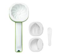 Dumpling Maker Press - Compact Handheld Shaper for Pastry Dumplings | Sturdy Nylon Mold with Patterned Edge, Filling and Folding, Effortless Seal Tool for Home Cooking Baking 8.46x3.54x1.57 in