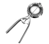 Dumpling Maker Press, Stainless Steel Mold, Authentic Pastry Crimping Tool, Reusable Kitchen Dough Cutter for Dumplings Empanadas Ravioli Baking Use, Easy Fold Seal Design