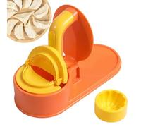 Dumpling Press - Handheld Dumpling Mold Dough Presser | Easy Safe Kitchen Appliance For Wrapping Dumplings, Pastry Making Tool For Friends Lovers Application With Culinary Escenario