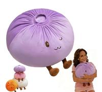 Dumpling Squishes gigantes, almohada gigante de peluche de albóndigas gigantes, albóndigas de arco iris, bola de masa grande para apretar, bolas sensoriales en forma de bollo, almohada para niños y