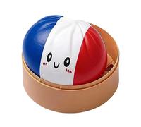 Dumpling Squishys, National Flag Squishys Dumpling Sensory Squeeze Toys, Slow Rising Stress Ball Fidget Toys for Soccer Fans Teens Adults