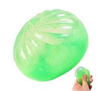 Dumpling Stress Ball - Fidget Toy | Squishy Steamed Bun Stress Relief Ball with Soft Squeeze for Home Office Classroom Library Studying Working Travel Car Ride Meditation Waiting Room