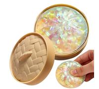 Dumpling Stress Toy- Slow Rising Dumpling , Squeezing Toy with Stress Relief, Fidget Ball, Desk Accessory, Calming Tool for Kids Adults Home Office Study Work Travel Holiday Birthday Party Favors