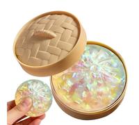 Dumplings Squishy, portátil, 8,5 cm, Dumpling Squishy con Purpurina, Dumplings más Blandos, diseño , para Oficina en casa, Regalos de , Rellenos de Bolsas de Regalos