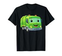 Dumpy The Garbage Truck - Diseño de Personaje Sonriente para niños Camiseta