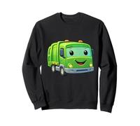 Dumpy The Garbage Truck - Diseño de Personaje Sonriente para niños Sudadera