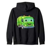 Dumpy The Garbage Truck - Diseño de Personaje Sonriente para niños Sudadera con Capucha