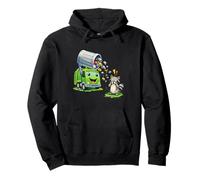 Dumpy The Garbage Truck Limpieza de Basura con niños Mapache Sudadera con Capucha