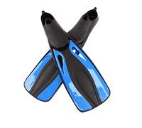 DUMRALBQE Aletas de Pato Buceadora Buceo Aletas largas de Snorkel for Adultos Luz Natación Velocidad es más Mano Ahorro para Bucear y Nadar(Azul,44-45 Yards)