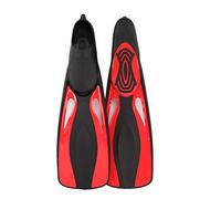 DUMRALBQE Aletas de Pato Buceadora Buceo Aletas largas de Snorkel for Adultos Luz Natación Velocidad es más Mano Ahorro para Bucear y Nadar(Rouge,46-48 Yards)
