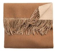 DUMRALBQE Bufanda de Mujer Damas de doble cara y mantón dos colores bufanda caliente la Conveniente for el otoño e invierno para Uso Diario(Camel and beige)