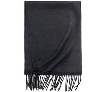 DUMRALBQE Bufanda de Mujer Sólido de las mujeres colores caliente del babero largo pañuelo Resiste el frío Mantón Adecuado for Otoño e Invierno para Uso Diario(Schwarz)