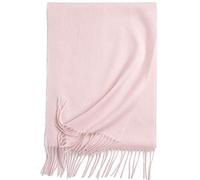 DUMRALBQE Bufanda de Mujer Sólido de las mujeres colores caliente del babero largo pañuelo Resiste el frío Mantón Adecuado for Otoño e Invierno para Uso Diario(Rosado)