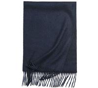 DUMRALBQE Bufanda de Mujer Sólido de las mujeres colores caliente del babero largo pañuelo Resiste el frío Mantón Adecuado for Otoño e Invierno para Uso Diario(Dark blue)