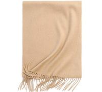DUMRALBQE Bufanda de Mujer Sólido de las mujeres colores caliente del babero largo pañuelo Resiste el frío Mantón Adecuado for Otoño e Invierno para Uso Diario(Camel)