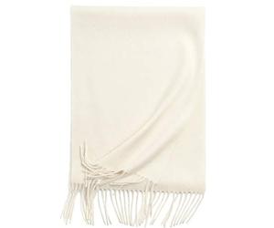 DUMRALBQE Bufanda de Mujer Sólido de las mujeres colores caliente del babero largo pañuelo Resiste el frío Mantón Adecuado for Otoño e Invierno para Uso Diario(Blanco)